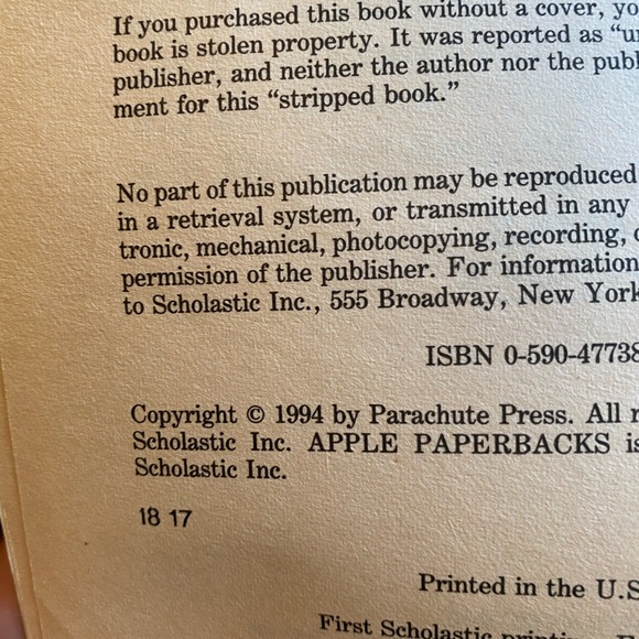 Goosebumps Welcome To Horror Land Soft Cover Book - Picture 7 of 7